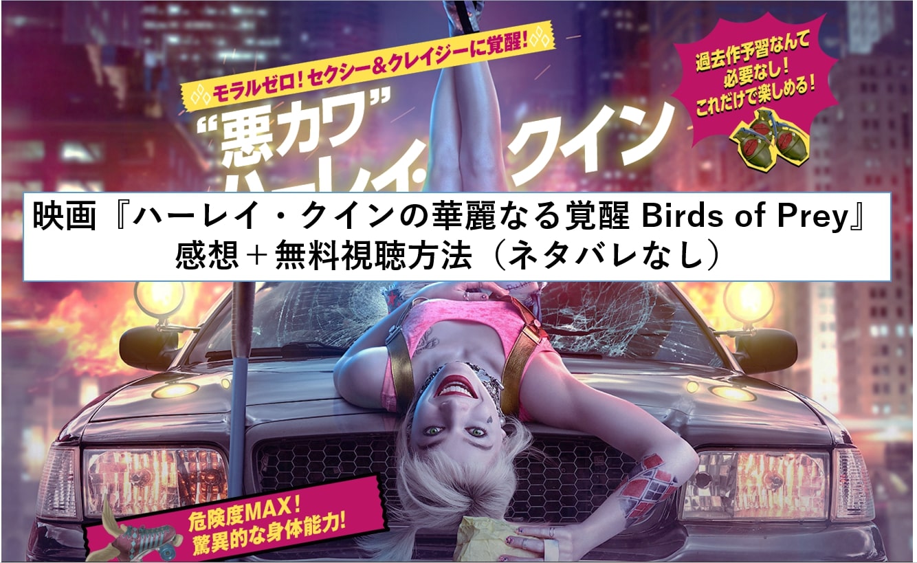 映画 ハーレイ クインの華麗なる覚醒 感想 無料視聴方法 ネタバレなし 映画 ハーレイ クインの華麗なる覚醒 感想 無料視聴方法 ネタバレなし