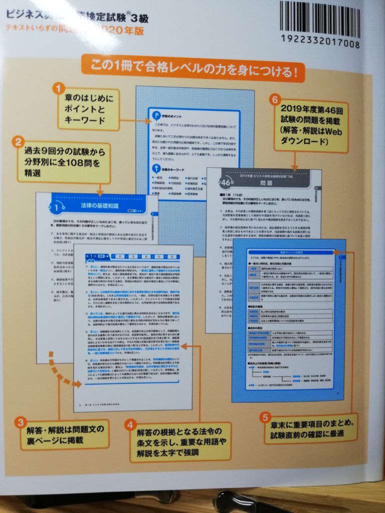 ビジネス実務法務検定テキストいらずの問題集